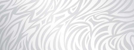 Abstract background with striped zebra skin in white and gray colorsのイラスト素材