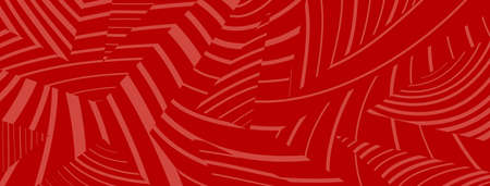 Abstract background of groups of lines in red colors