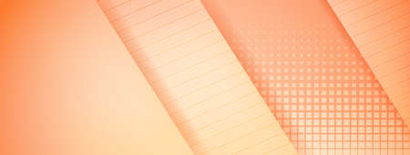Abstract background made of slanting lines and halftone dots in peach colorsのイラスト素材