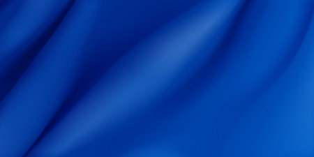 Background of blue fabric with several foldsのイラスト素材