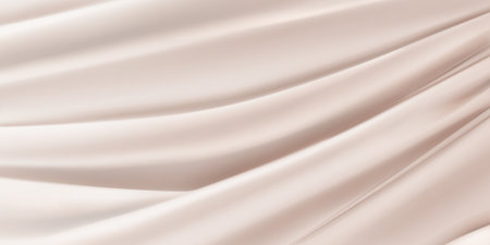 Background of beige fabric with several foldsのイラスト素材