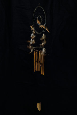 dream catcher suspended in the void