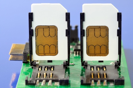 The module of the device for reading SIM cards