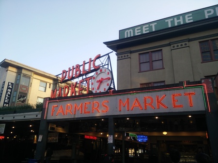 Seattle Pike Place Marketのeditorial素材