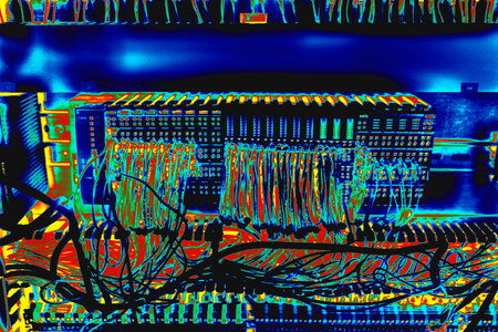 Thermographic snapshot industrial electronics. Industrial controller