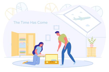 Informational Poster, the Time has come Adventure.のイラスト素材