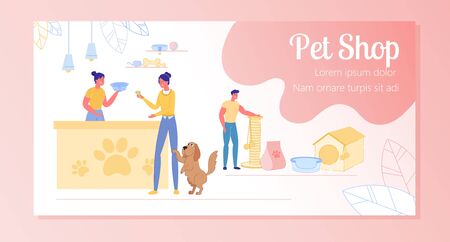 Selection Toys and Accessories at Pet Store, Slideのイラスト素材