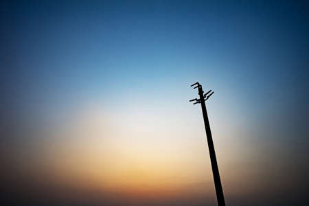 sunset sceneryの写真素材