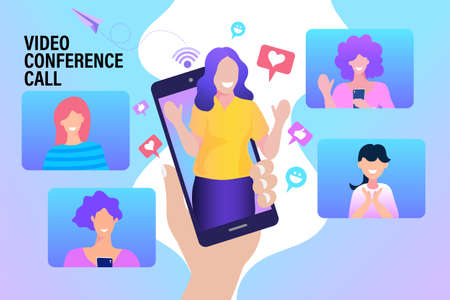 Human or people Figures Set. Creative Social Networking concept Vector Design.のイラスト素材