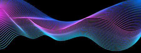Dynamic shape composition. Minimal geometric background. Vector template design. Abstract Modern...