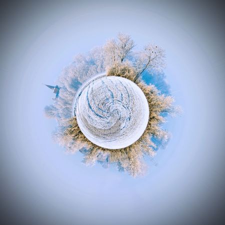 Winter wonderland world themeの写真素材