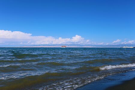 Qinghai Lake sceneryのeditorial素材