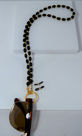Eyeglass chain, beaded, crystal eyeglass chain models.