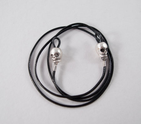 Eyeglass chain, beaded, crystal eyeglass chain models.の写真素材