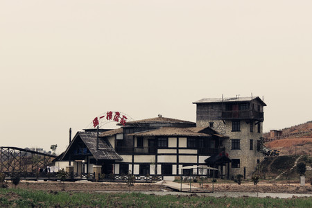 Old castle in the parkのeditorial素材