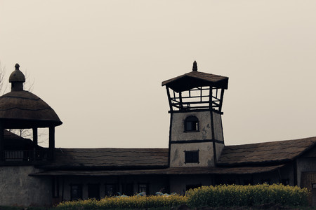 Old castle in the parkのeditorial素材