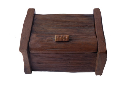 Old style wooden boxの写真素材