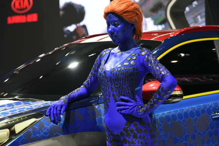 Auto show exhibition eventのeditorial素材