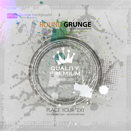 background for poster in grunge style. Grunge print for t-shirt. Abstract background. Texture background. Abstract shapeのイラスト素材