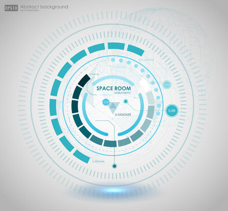 Technology abstract background. fantastic abstract background. Vector futuristic illustration.のイラスト素材