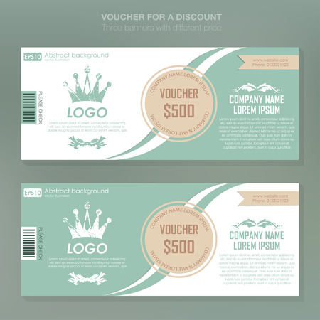 Gift voucher template with premium pattern,cute gift voucher certificate coupon design template. Certificate business card, banner card poster. Vector illustration for black fridayのイラスト素材