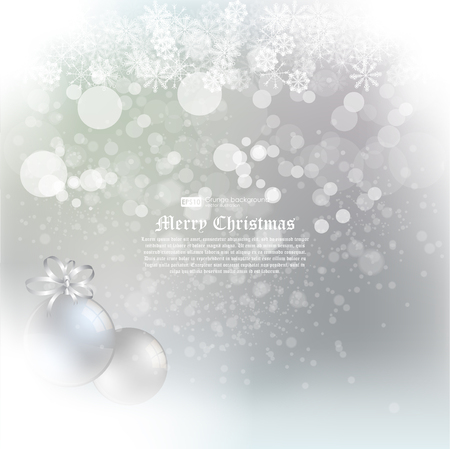 New year abstract background. Abstract Winter background.Christmas abstract bokeh. Vectorのイラスト素材