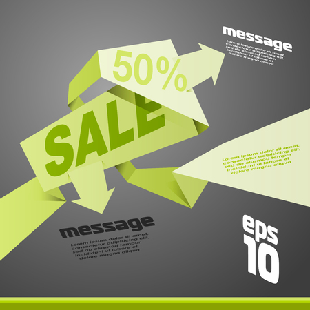 sale banner template design.のイラスト素材