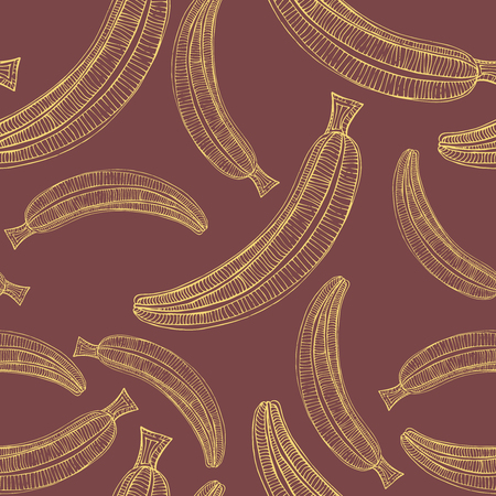 Seamless pattern with colored autumn leaves in retro style, for use in textile and printed form. Pattern for wallpaper. Retro floral seamless backgroundのイラスト素材