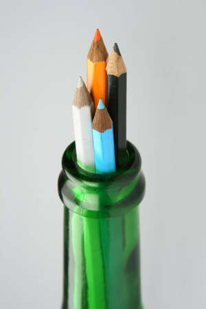 vase of bottleの写真素材