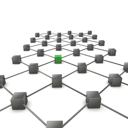 3D ball grid shows the structure of a molecular structure of two atomsの写真素材