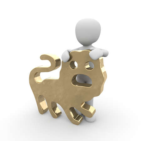 Leo is a constellation which exists in astrology.の写真素材