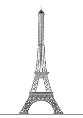 The Eiffel Tower is one of the seven wonders of the world.の写真素材