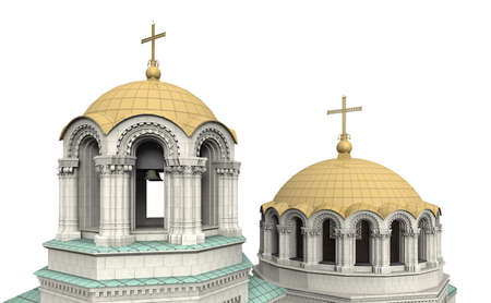 Die Kathedrale hat fÃ¼nf Kirchenschiffe und ist im Inneren mit Gold,Mosaiken, Marmor und Holzschnitzereien geschmÃ¼ckt. の写真素材
