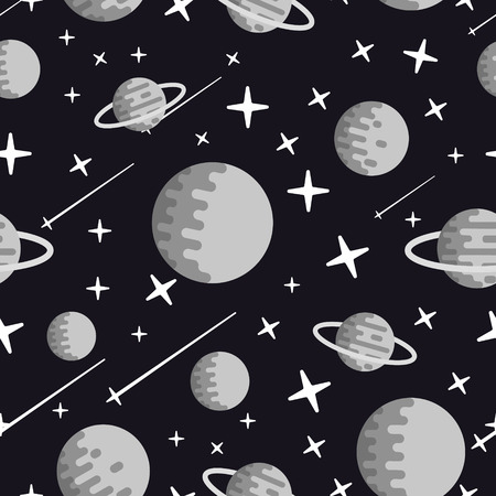 space planets pattern