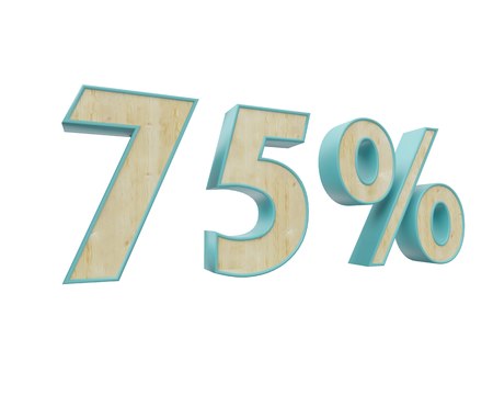 Wooden percent with turquoise color plywood,  price,  rate,  sale,  sell,  shopping,  sign,  symbol,  texture,  turquoise,  twigs,  white,  wood   3d illustrationの写真素材