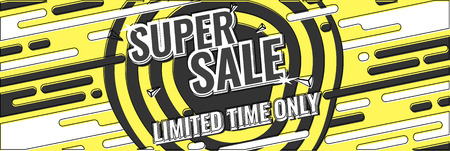 Mega sale discount - vector layout concept illustration. vector,  vibrant,  web,  websiteのイラスト素材