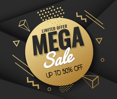 Sale banner template purple. Vector  illustration weekend,  weekend offerのイラスト素材