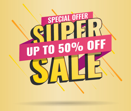 Sale banner template purple. Vector  illustration weekend,  weekend offerのイラスト素材