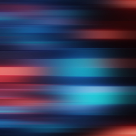 Abstract blue and red motion blured stripesの写真素材