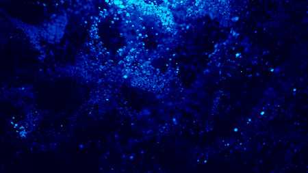 Abstract Colorful Cube Particles Backgroundの写真素材