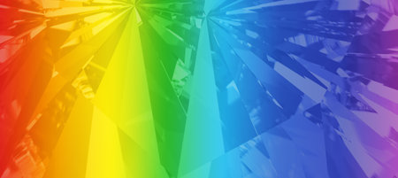 Beautiful 3D Rendered Shiny Diamond in Brilliant Cut on White Background, Diamond Backgroundの写真素材