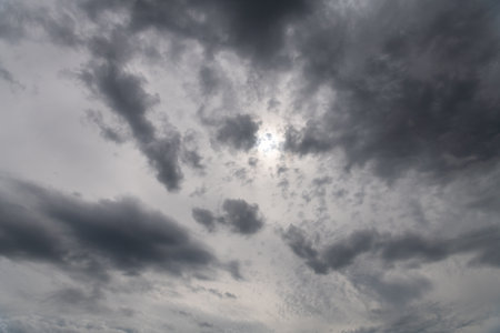 Overcast Cloudscape - Nature Sky Backgroundの写真素材