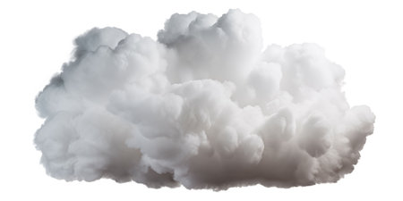 Clouds isolated on white background.の素材