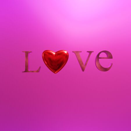 i love you inscription with heartの写真素材