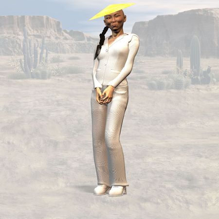Wild West Series with Cowboys, Indians, Good and Bad Guys Image contains a Clipping / Cutting for the main objectの写真素材