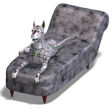 electronical scifi dog of the future.