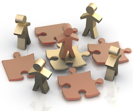 Conceptual leadership conceptの写真素材
