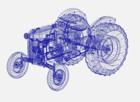 Tractor 3d model
