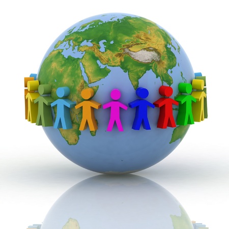 Global communication conceptの写真素材