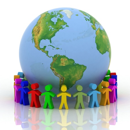 Global communication conceptの写真素材